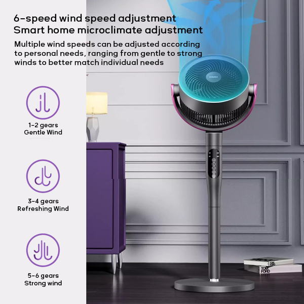 🌬️ One Fan, Six Ways to Chill: Your Personalized Cooling Companion