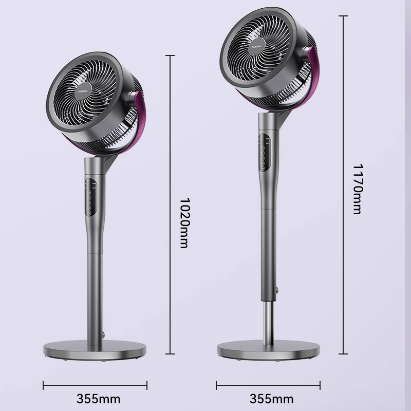 Oscillating Floor Fan – Compact, Quiet & Full-Room Coverage