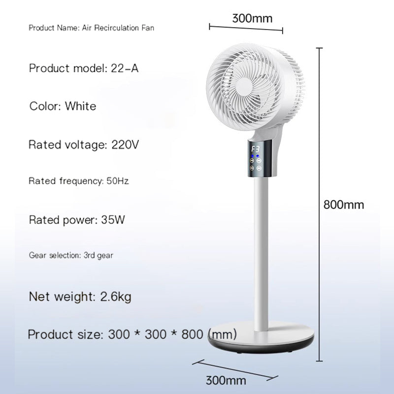 Standing Air Circulation Fan – Powerful, Silent & Energy-Efficient