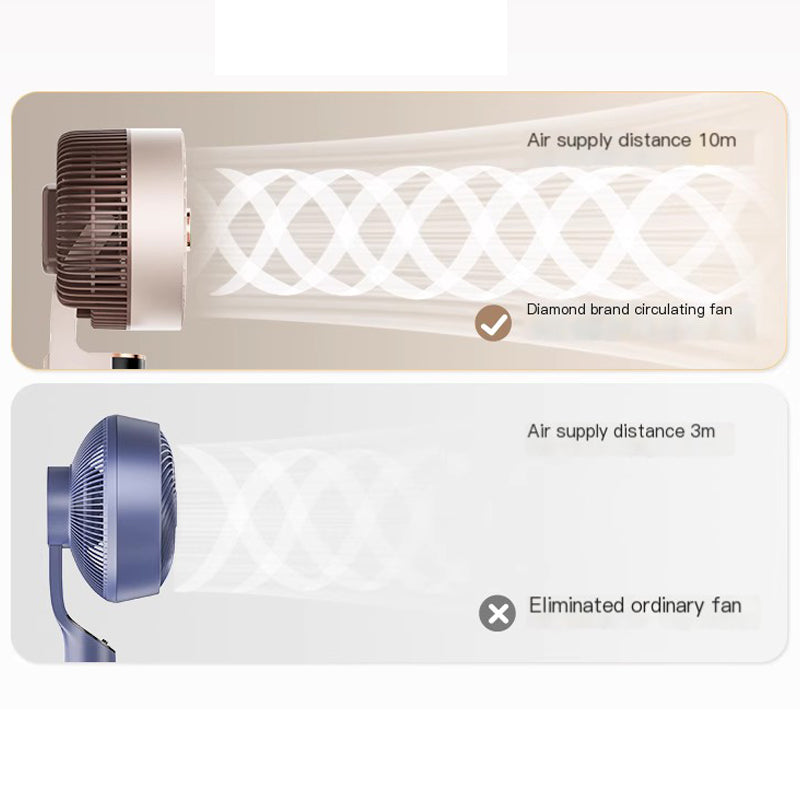 Vertical Air Circulator – Wide Range, Quiet Breeze & Modern Design