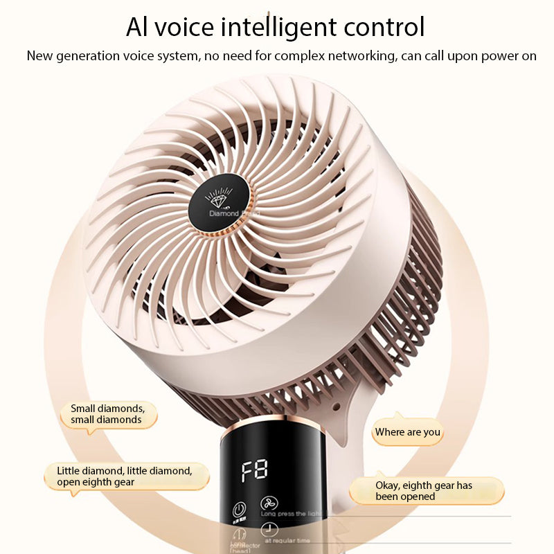 Vertical Air Circulator – Wide Range, Quiet Breeze & Modern Design