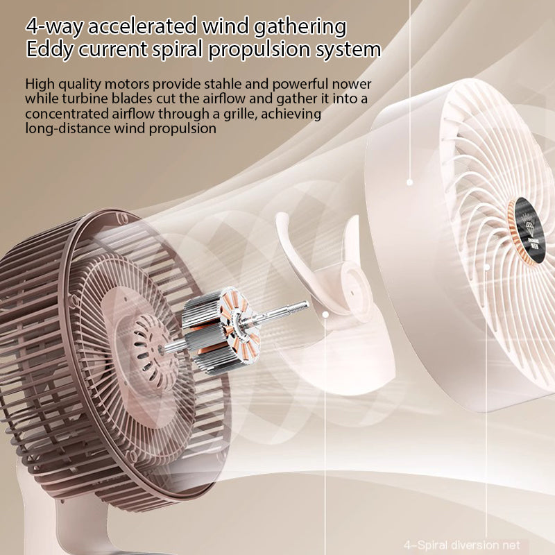 Vertical Air Circulator – Wide Range, Quiet Breeze & Modern Design