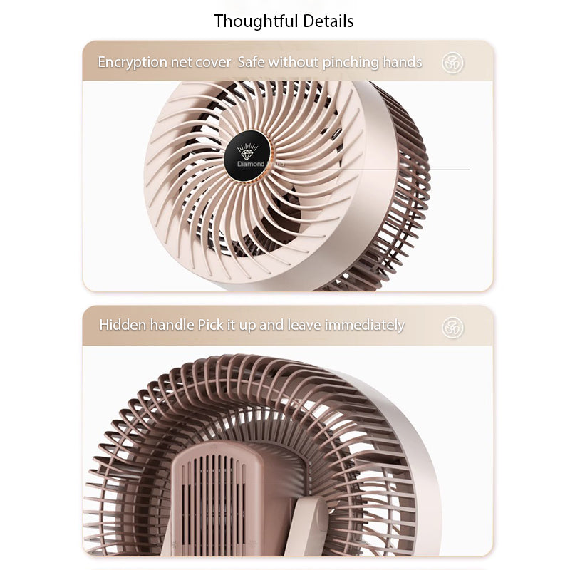 Vertical Air Circulator – Wide Range, Quiet Breeze & Modern Design