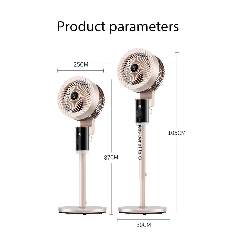 Vertical Air Circulator – Wide Range, Quiet Breeze & Modern Design