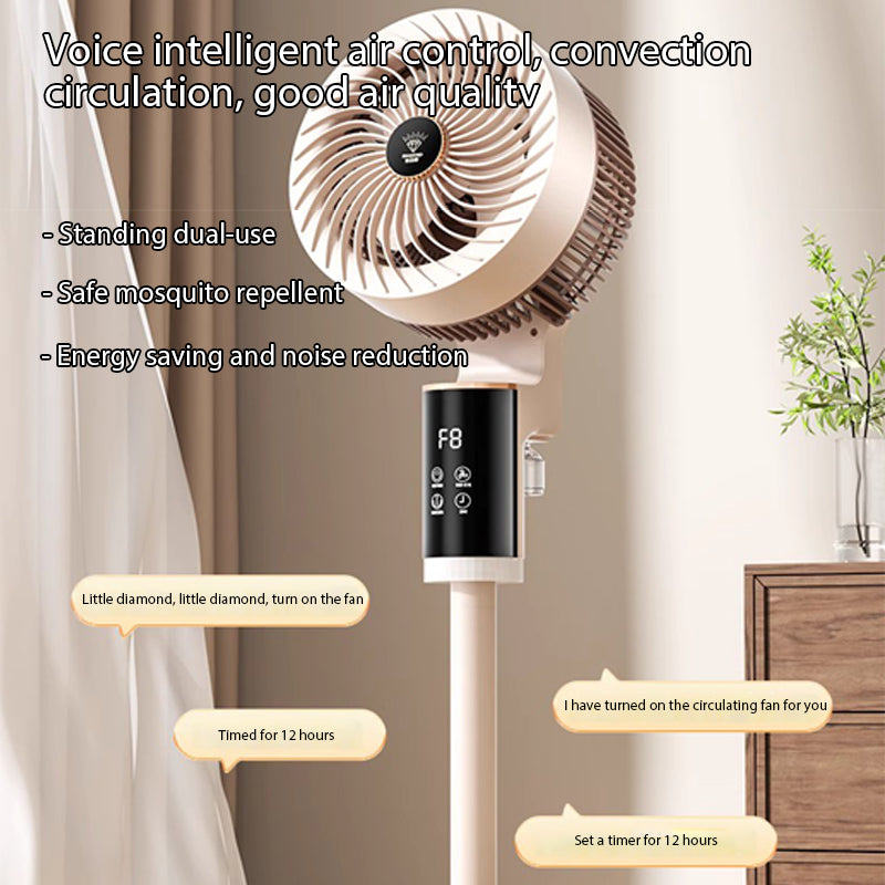 Vertical Air Circulator – Wide Range, Quiet Breeze & Modern Design