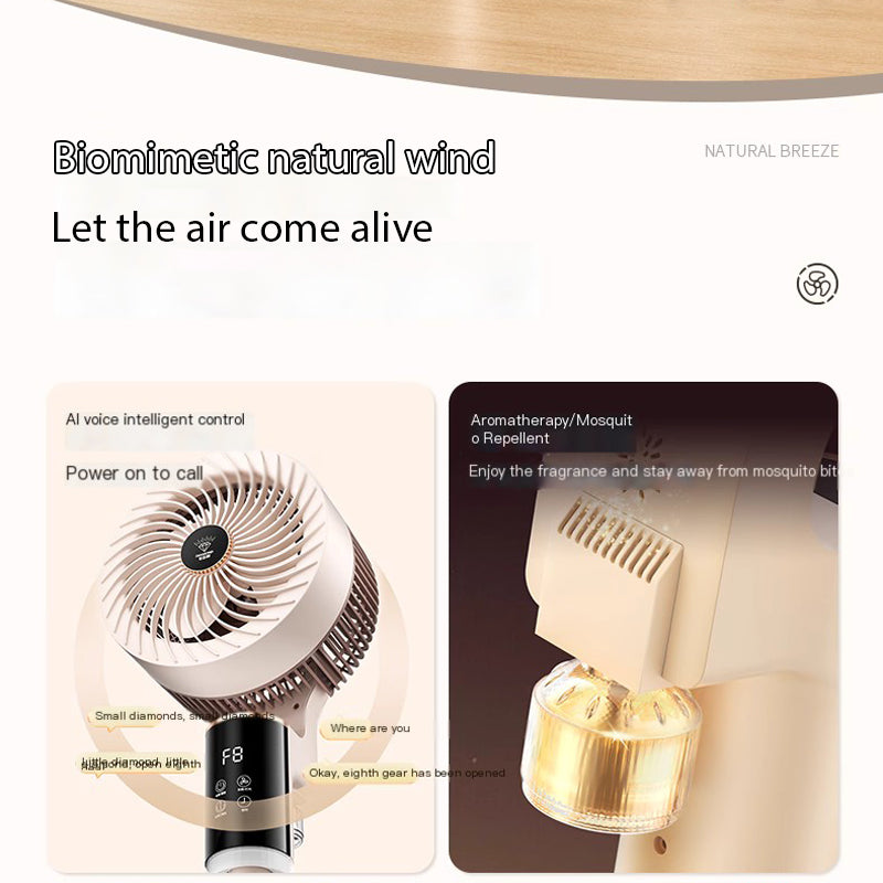 Vertical Air Circulator – Wide Range, Quiet Breeze & Modern Design