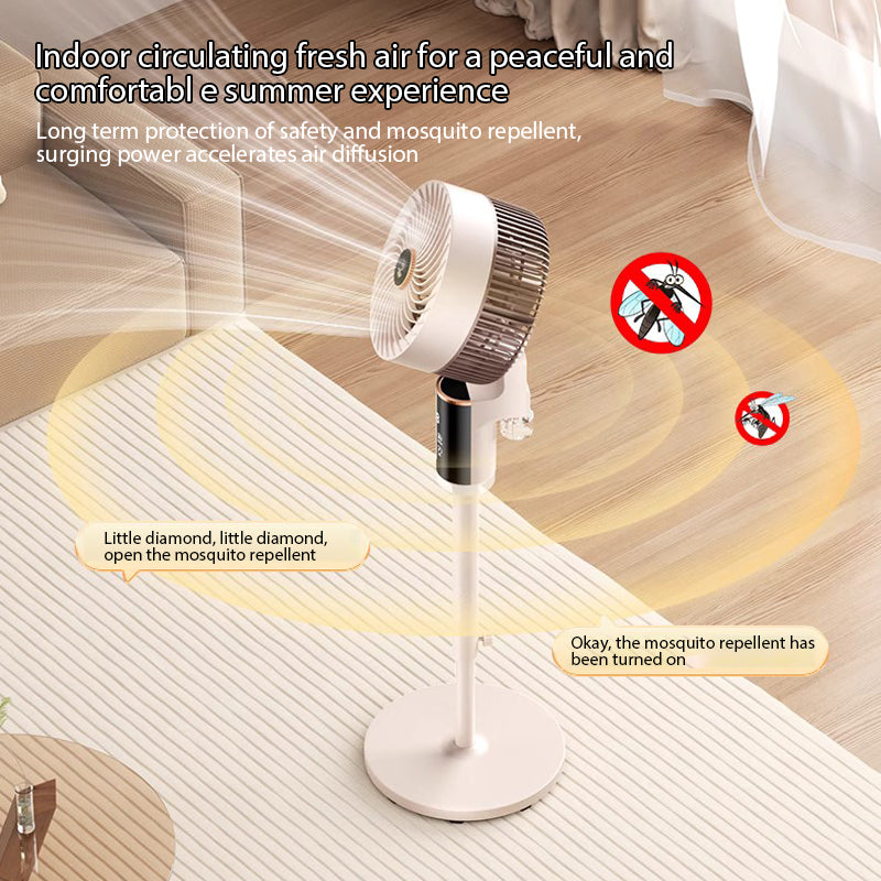 Vertical Air Circulator – Wide Range, Quiet Breeze & Modern Design