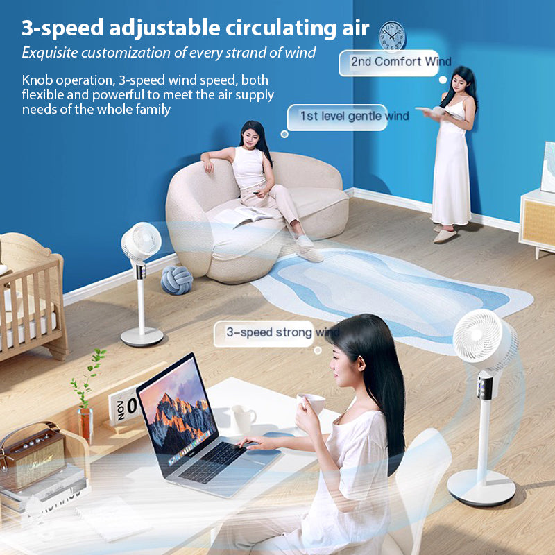 Standing Air Circulation Fan – Powerful, Silent & Energy-Efficient