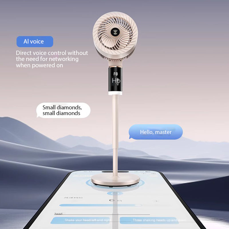 Vertical Air Circulator – Wide Range, Quiet Breeze & Modern Design