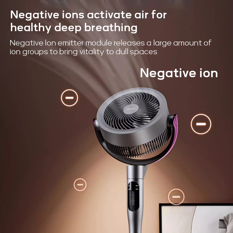 Oscillating Floor Fan – Compact, Quiet & Full-Room Coverage